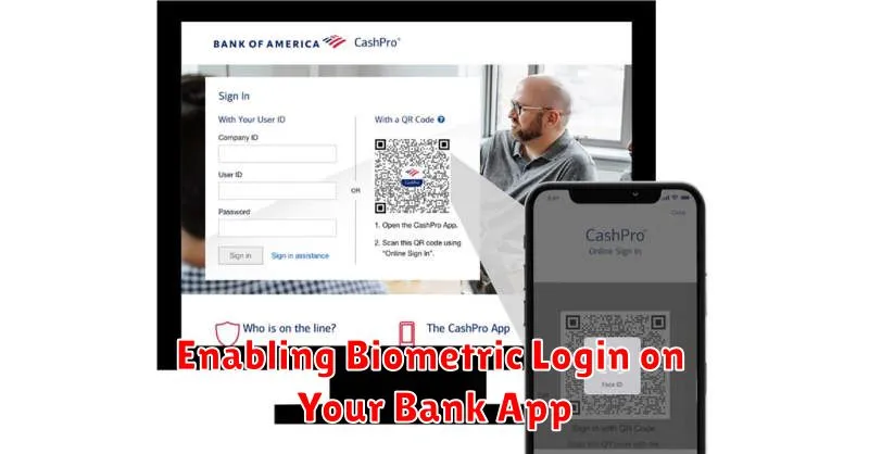 Enabling Biometric Login on Your Bank App